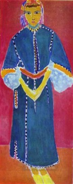 Fauvismo Painting - Mujer marroquí Zorah de pie Panel central de un tríptico Fauvismo